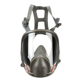 3M 54159 Full Facepiece Reusable Respirator 6000 Series, Large, Silicone Face Seal, Bayonet Connection, ANSI High Impact Eye Protection, NIOSH Approved (6900) (7000002037) (4 Pack)