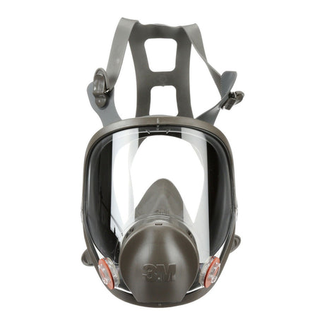 3M 54159 Full Facepiece Reusable Respirator 6000 Series, Large, Silicone Face Seal, Bayonet Connection, ANSI High Impact Eye Protection, NIOSH Approved (6900) (7000002037) (4 Pack)