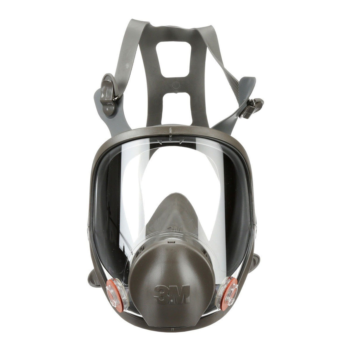 3M 54159 Full Facepiece Reusable Respirator 6000 Series, Large, Silicone Face Seal, Bayonet Connection, ANSI High Impact Eye Protection, NIOSH Approved (6900) (7000002037) (4 Pack)