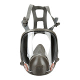 3M 54159 Full Facepiece Reusable Respirator 6000 Series, Large, Silicone Face Seal, Bayonet Connection, ANSI High Impact Eye Protection, NIOSH Approved (6900) (7000002037) (4 Pack)