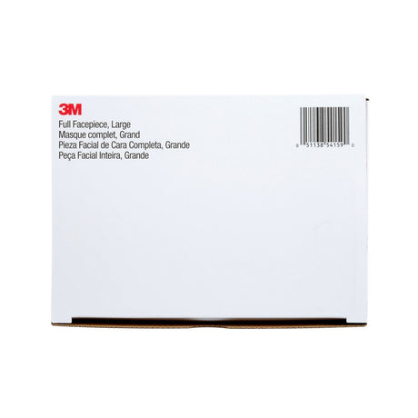 3M 54159 Full Facepiece Reusable Respirator 6000 Series, Large, Silicone Face Seal, Bayonet Connection, ANSI High Impact Eye Protection, NIOSH Approved (6900) (7000002037) (4 Pack) - 9