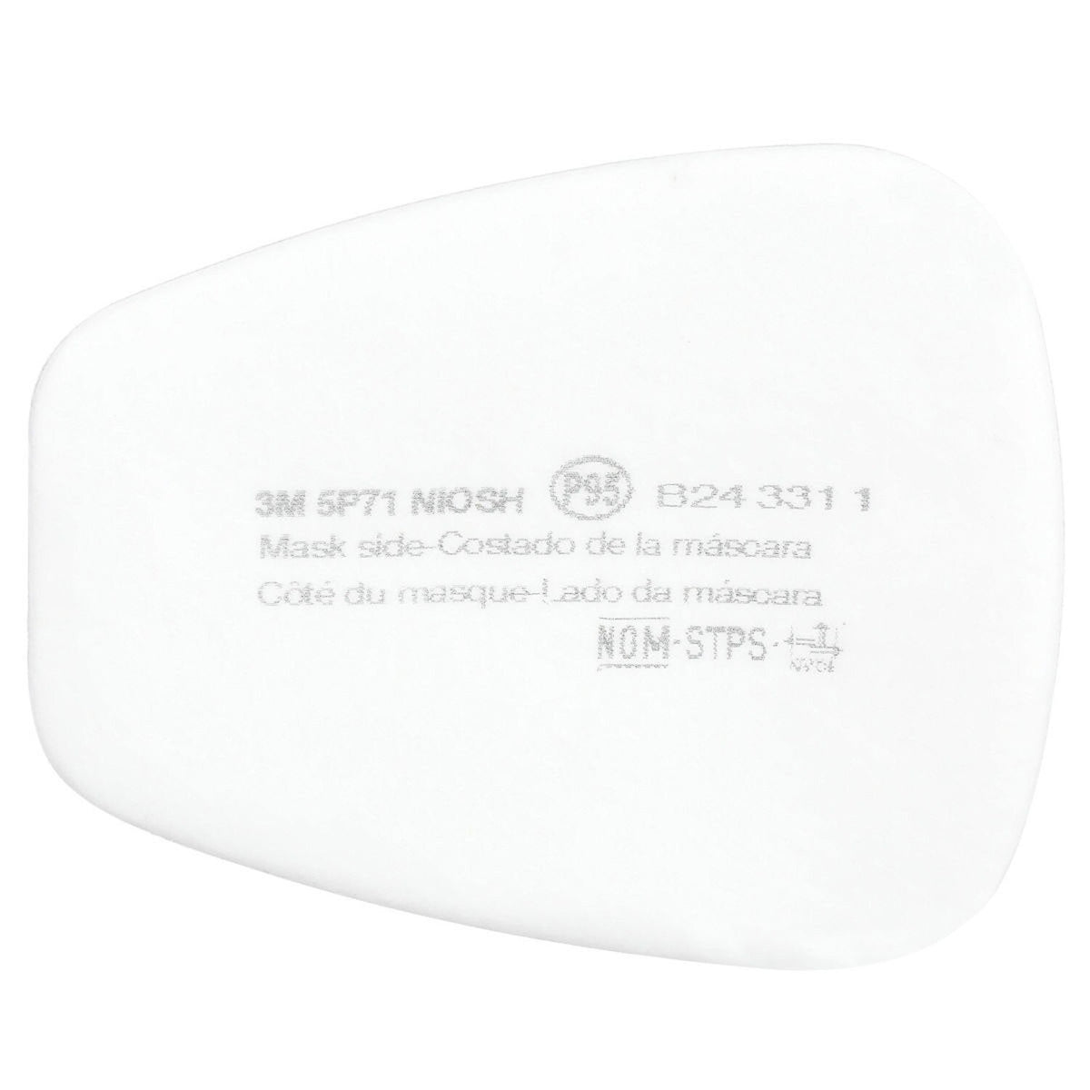 3M 5P71 Particulate Filter, P95, Bayonet, for 6000 Series Cartridges (7000002054) (100 Pack)
