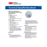 3M 8246 Particulate Respirator R95 with Nuisance Level Acid Gas Relief Disposable (7000002059) (120 Pack) - 5