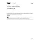 3M 8246 Particulate Respirator R95 with Nuisance Level Acid Gas Relief Disposable (7000002059) (20 Pack) - 7
