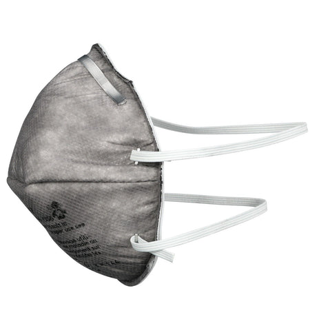 3M 54358 8247 Particulate Respirator, R95, NIOSH Approved, Nuisance Level Organic Vapor Relief, Braided Comfort Strap, Carbon Filter, Gray (7000002060) (20 Pack) - 4