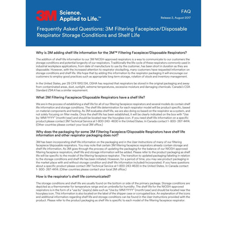 3M 54358 8247 Particulate Respirator, R95, NIOSH Approved, Nuisance Level Organic Vapor Relief, Braided Comfort Strap, Carbon Filter, Gray (7000002060) (120 Pack) - 10