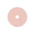 3M 3600 Burnish Pad, Pink, Fine, 17 in, Center Hole (7000002119) (5 Pack)