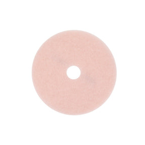 3M 3600 Burnish Pad, Pink, Fine, 17 in, Center Hole (7000002119) (5 Pack)