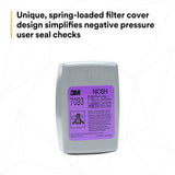 3M 7093 Particulate Filter, P100, Bayonet Connection (7000002154) (60 Pack) - 10