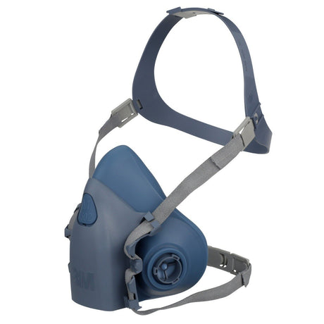 3M 37082 7502 Reusable Respirator Half Facepiece, Medium, Silicone, Cool Flow Valve, Drop-Down Harness, Bayonet Connections, Dual Airline Compatible (7000002162)  - (10Pack) - 2
