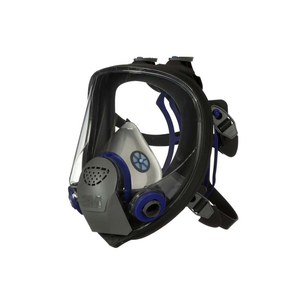 3M FF-402 Ultimate FX Full Facepiece Reusable Respirator , NIOSH Certified with Six-Strap Harness and Cool Flow Valve (Medium) (7000002284)  - (4Pack) - 2