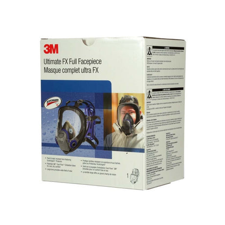 3M FF-402 Ultimate FX Full Facepiece Reusable Respirator , NIOSH Certified with Six-Strap Harness and Cool Flow Valve (Medium) (7000002284) - 10