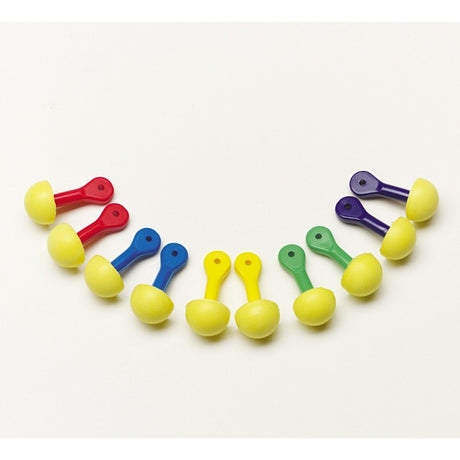 3M 321-2200 E-A-R Express Pod Plugs Earplugs, Uncorded, Assorted Color Grips, Pillow Pack, NRR 25 dB (7000002308) (400 Pack) - 2