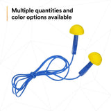 3M 311-1114 E-A-R EXPRESS Pod Plugs Earplugs, Corded, Blue Grips, Pillow Pack (7000002309) (400 Pack) - 8