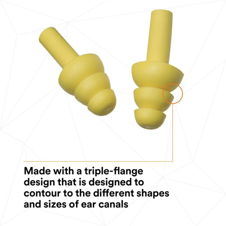 3M 340-4003 E-A-R Earplugs, Uncorded, Poly Bag, Yellow (7000002321) (400 Pack) - 3