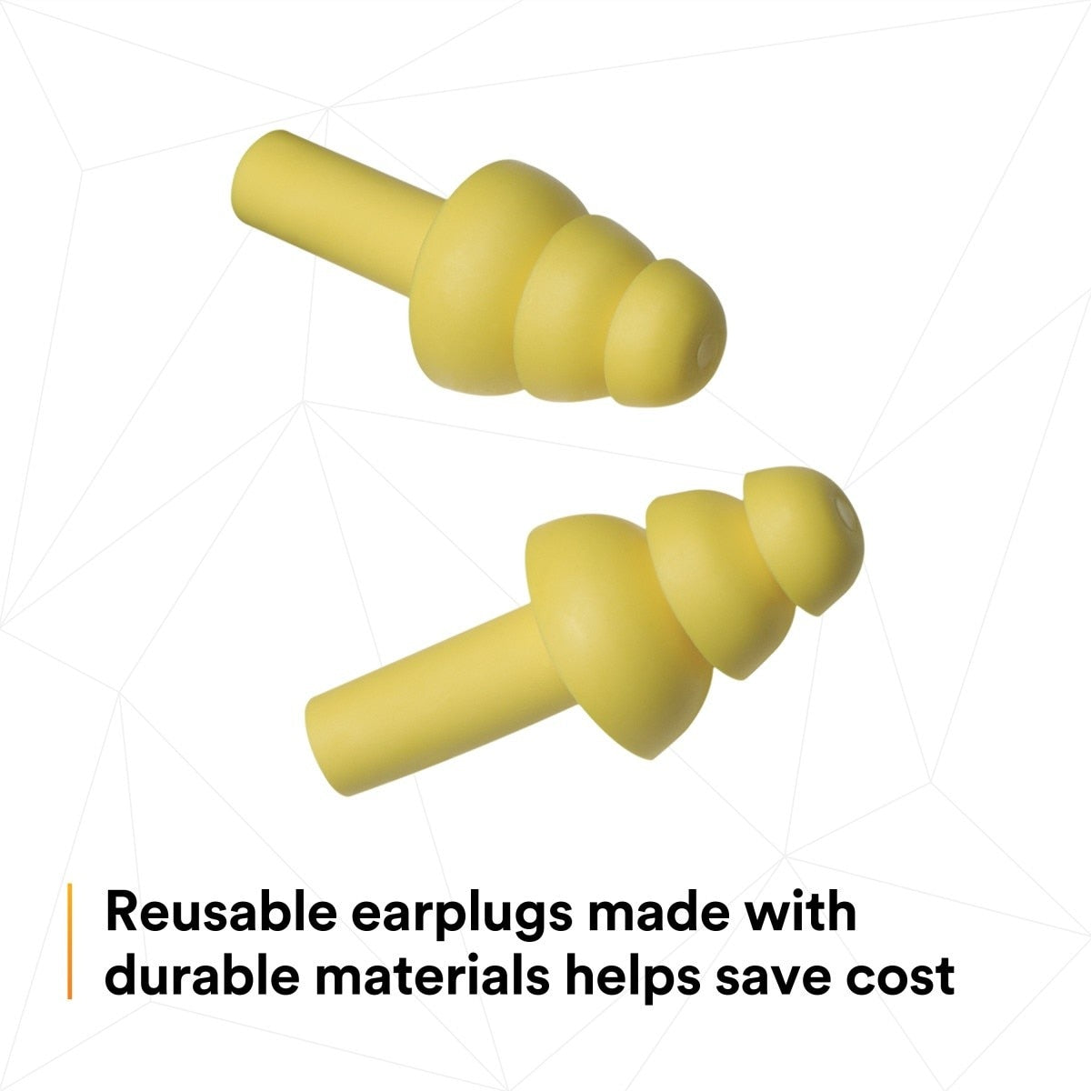 3M 340-4003 E-A-R Earplugs, Uncorded, Poly Bag, Yellow (7000002321) (400 Pack) - 4