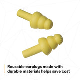 3M 340-4003 E-A-R Earplugs, Uncorded, Poly Bag, Yellow (7000002321) (400 Pack) - 4