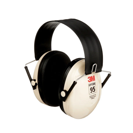 3M 7000002328 Optime 95 Folding Over-the-Head Earmuffs, 21 dB NRR, Adjustable, Beige (1 Each)  - (10Pack)
