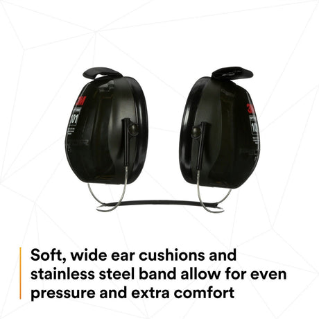 3M 7000002329 PELTOR Optime 101 Behind-the-Head Earmuffs, 26 dB NRR, H7B (10 Pack) - 6