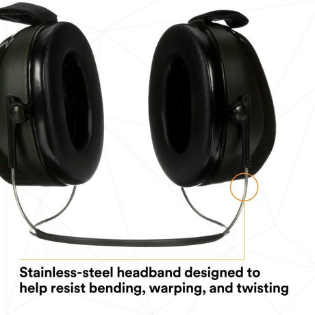 3M 7000002329 PELTOR Optime 101 Behind-the-Head Earmuffs, 26 dB NRR, H7B (10 Pack) - 9