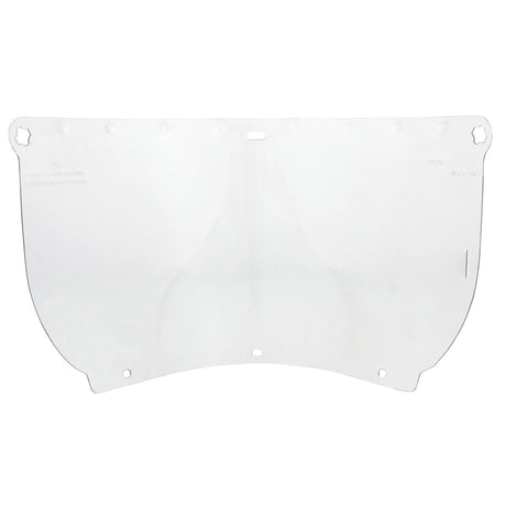 3M 82543-00000 Clear Polycarbonate Faceshield Window, Flat, Transparent, 14.5 in x 7.5 in (WP98) (7000002337)  - (10Pack)