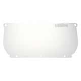 3M 82543-00000 Clear Polycarbonate Faceshield Window, Flat, Transparent, 14.5 in x 7.5 in (WP98) (7000002337)  - (10Pack) - 5