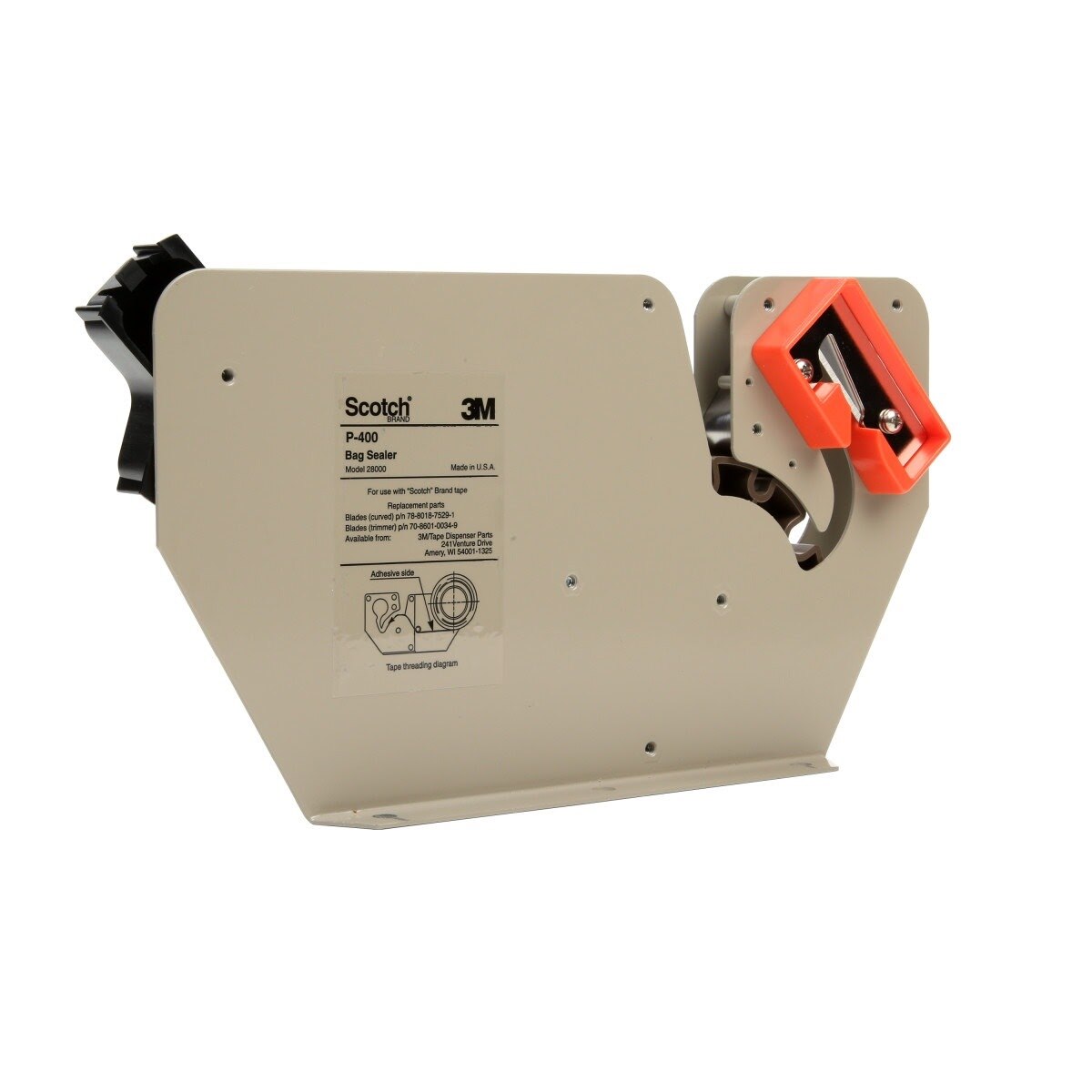 3M P400 Scotch Bag Sealer, 1/2 in (7000005395)  - (6Pack) - 2