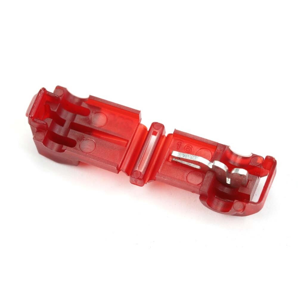 3M 951K Female QuickSlide Disconnect , Red Color, T-Tap, Nylon Insulated, Self-Stripping, 22-18 AWG (7000005801) (1000 Pack) - 6