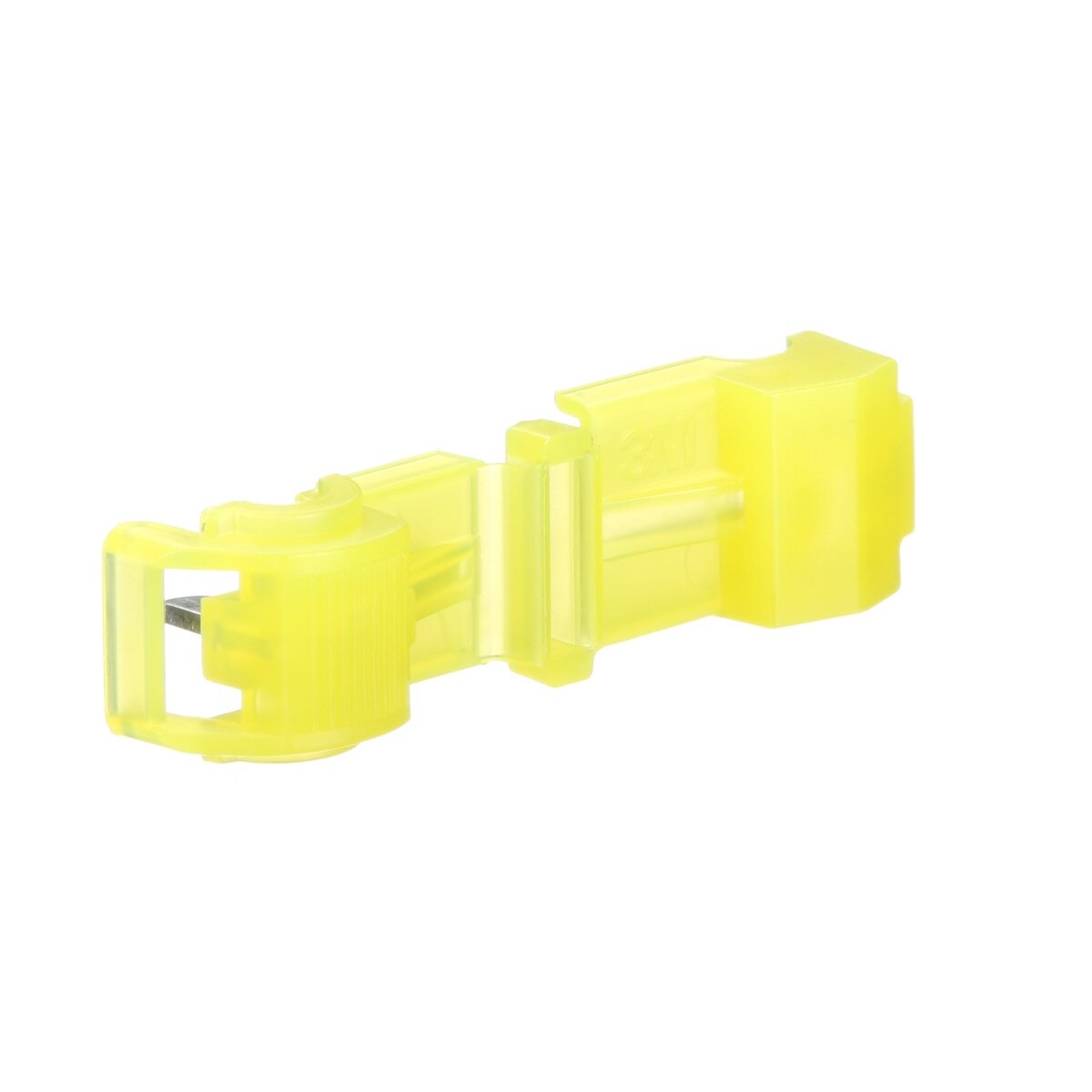 3M 953K-BULK Female QuickSlide Disconnect, T-Tap Nylon Insulated Self-Stripping, 12 AWG, Yellow (7000005802) (1000 Pack) - 2