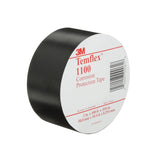 3M 1100UP-2X100FT Temflex Vinyl Corrosion Protection Tape 1100, Unprinted, Black, 2 in x 100 ft (7000005813) (24 Pack)