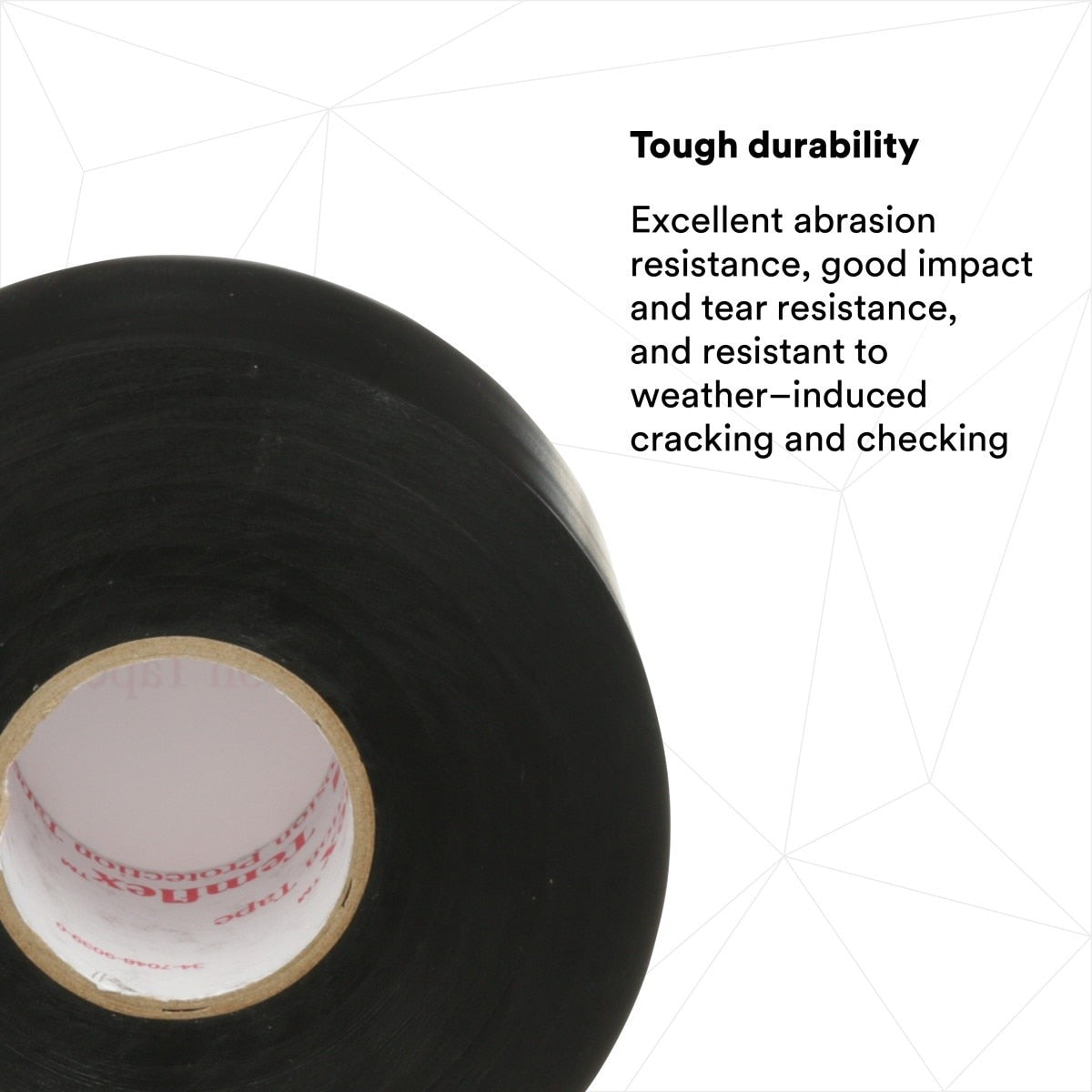 3M 1100UP-2X100FT Temflex Vinyl Corrosion Protection Tape 1100, Unprinted, Black, 2 in x 100 ft (7000005813) (24 Pack) - 4
