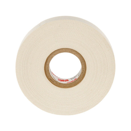 3M Scotch Glass Cloth Electrical Tape 27, 1/2 in x 66 ft, 7 mil, White, Rubber Adhesive, High Temperature (27-1/2"X66') (7000005814)  - (10Pack) - 6