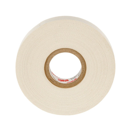 3M 27-1/2"X66' Scotch Glass Cloth Electrical Tape, 1/2 in x 66 ft, 7 mil, White, Rubber Adhesive, High Temperature (7000005814) - 6