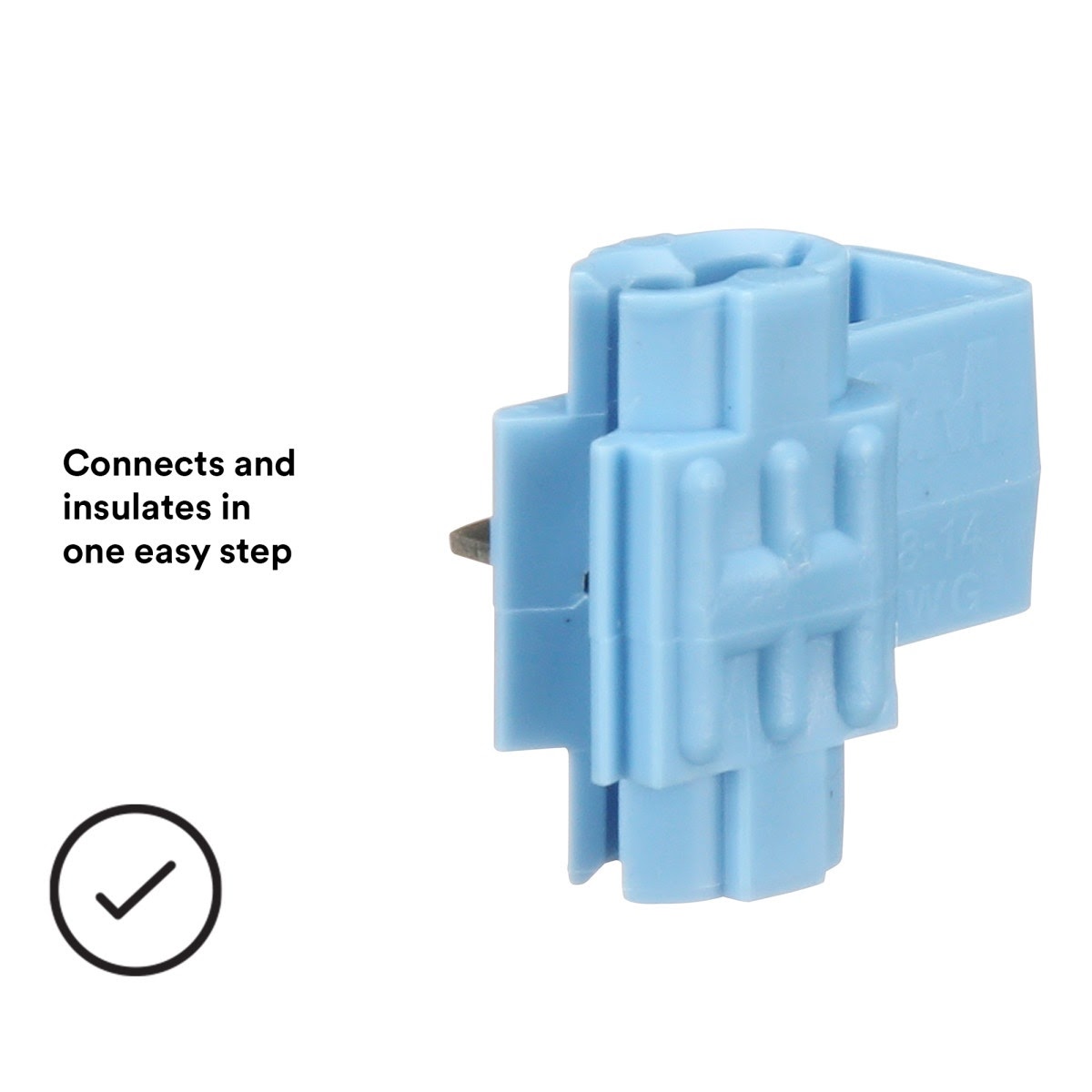 3M 560-BULK Scotchlok Electrical IDC, Light Blue, 18?16 AWG (solid/stranded), 14 AWG (stranded) (7000005878) (5000 Pack) - 10