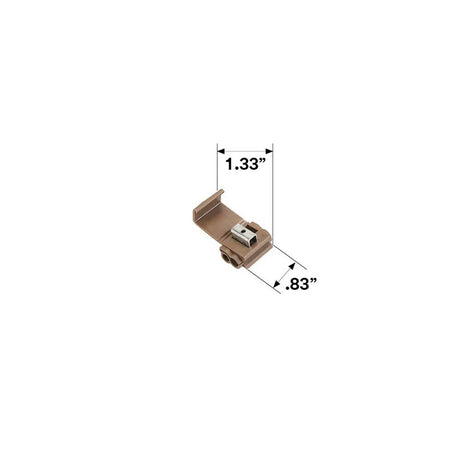 3M 567-BIN Scotchlok Electrical IDC , Brown Color, Run and Tap, Flame Retardant, UL Listed, 18-14 AWG Tap, 12-10 AWG Run (7000005879) (1000 Pack) - 6