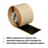 3M  Scotch Rubber Mastic Tape 2228, 2 in x 10 ft, Black, 65 mil, Conformable Self-Fusing Electrical Insulating Moisture Sealing (2228-2X10FT) (7000005986)  - (10Pack) - 4