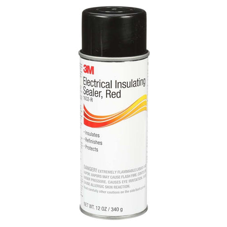 3M 1602-R Electrical Insulating Sealer, 12-oz Can, Red (7000006033)  - (12Pack)