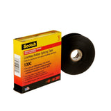 3M Scotch Linerless Rubber Splicing Tape 130C, Black, 1 in x 30 ft, 30 mil, Self Fusing, UV Resistant (130C-1X30FT) (7000006090)  - (24Pack) - 4