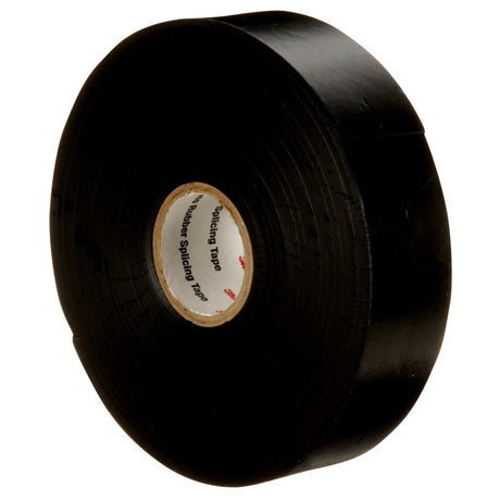 3M Scotch Linerless Rubber Splicing Tape 130C, Black, 1 in x 30 ft, 30 mil, Self Fusing, UV Resistant (130C-1X30FT) (7000006090)  - (24Pack) - 10