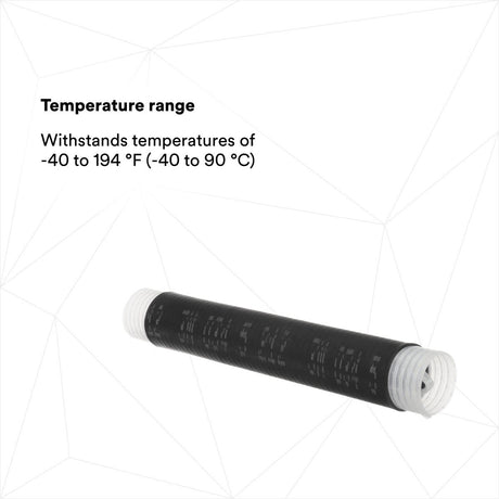 3M 8426-9 Cold Shrink Insulator, 2/0 AWG-250 kcmil (70-125 mm2), Black, EPDM Rubber, 1 kV (7000006132) (10 Pack) - 5