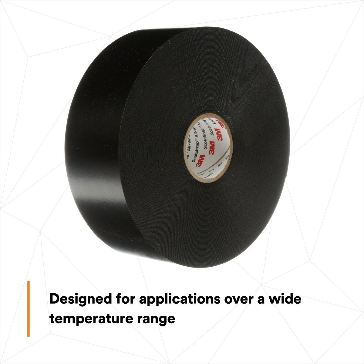3M 51UP-2X100FT Vinyl Corrosion Protection Tape 51, Unprinted, Black, 2 in x 100 ft (7000006135) (12 Pack) - 4