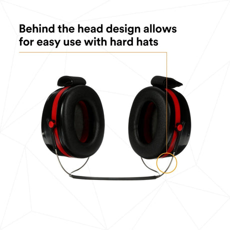 3M 7000009664 PELTOR Optime 105 Behind-the-Head Earmuffs, 29 dB NRR (1 Pack)  - (10Pack) - 6