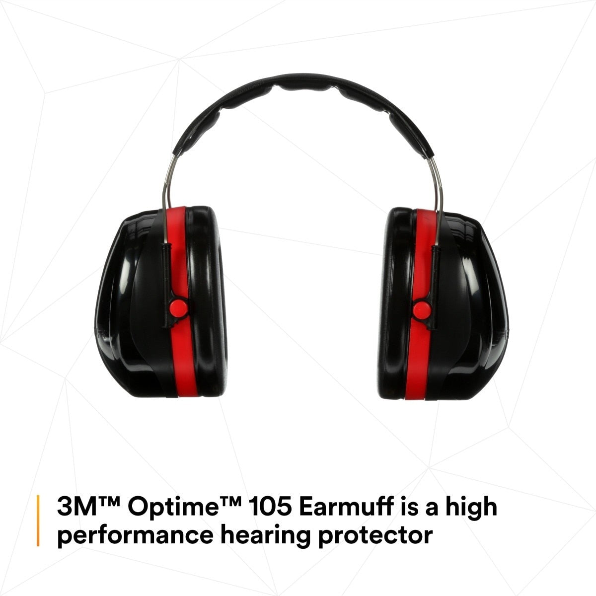 3M 7000009665 PELTOR Optime 105 Over-the-Head Earmuffs, NRR 30 dB (1 Count)  - (10Pack) - 6