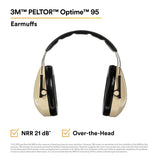 3M Peltor 7000009667 Optime 95 Over-the-Head Earmuff Hearing Protection NRR 21 dB (1 Count)  - (10Pack) - 2
