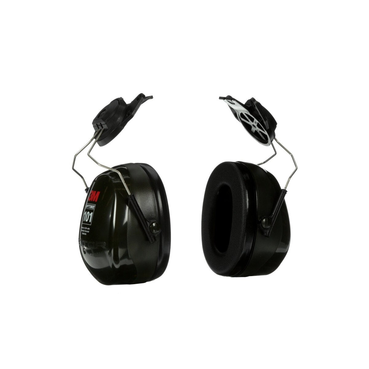 3M 7000009668 PELTOR Optime 101 Hard Hat Attached Earmuffs 24 dB NRR (1 Each)  - (10Pack) - 3