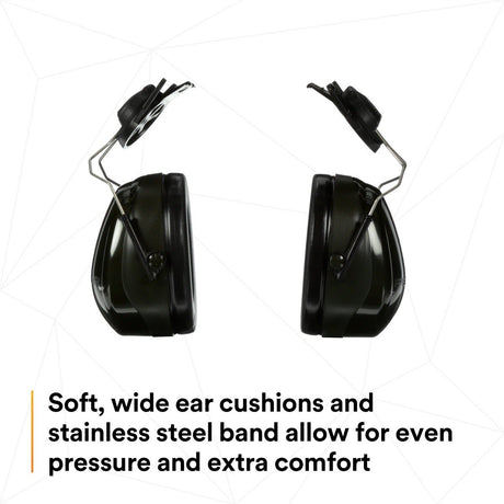 3M 7000009668 PELTOR Optime 101 Hard Hat Attached Earmuffs 24 dB NRR (1 Each)  - (10Pack) - 6