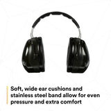 3M H7A 8071 PELTOR Optime 101 Over-the-Head Earmuffs 27 dB NRR (7000009669) - 6