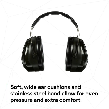 3M H7A 8071 PELTOR Optime 101 Over-the-Head Earmuffs 27 dB NRR (7000009669) - 6