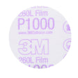 3M 260L 00909 Hookit Finishing Film Abrasive Disc, Aluminum Oxide P1000 White, 3 in (7000021278) (200 Pack)