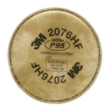 3M 2076HF Particulate Cartridge Filter, P95, Hydrogen Fluoride, Bayonet, Nuisance Level Acid Gas Relief (7000021310) (1 Pair)  - (50Pack)